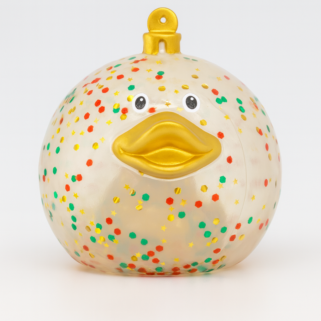 Glitter Bauble Duck