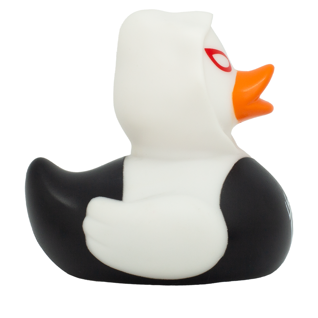 Black Spidy Duck, white
