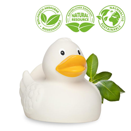 Natural Rubber Duck - White