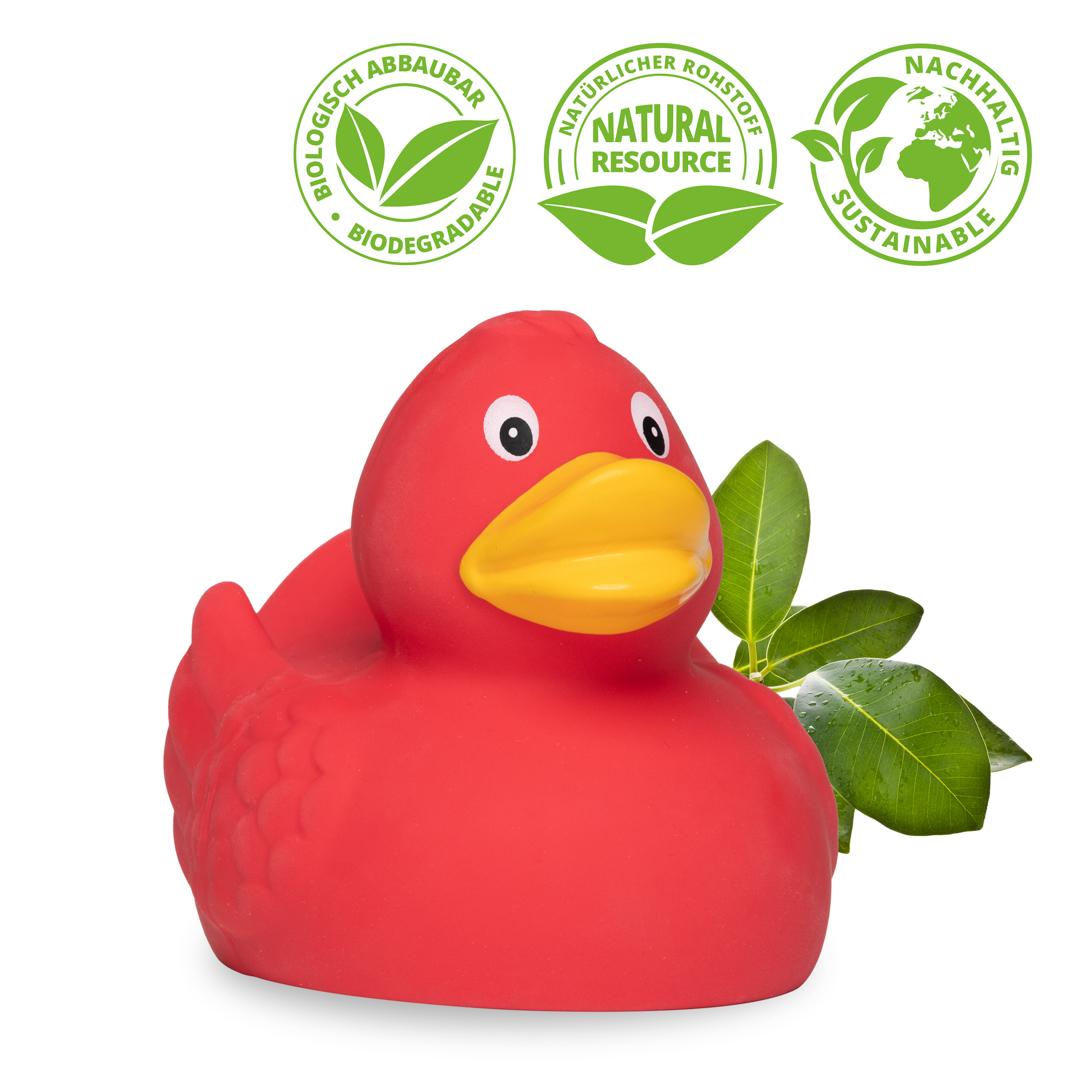 Natural Rubber Duck - Red