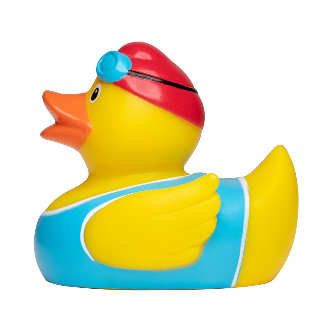 Swimmer With Board Rubber Duck