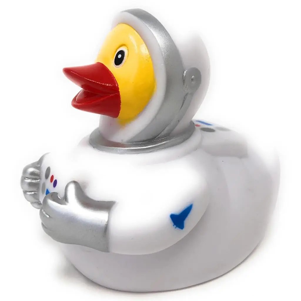 Astronaut Rubber Duck Left Side View