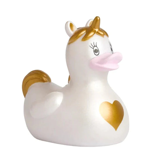 Unicorn Rubber Duck Right Side Angle View